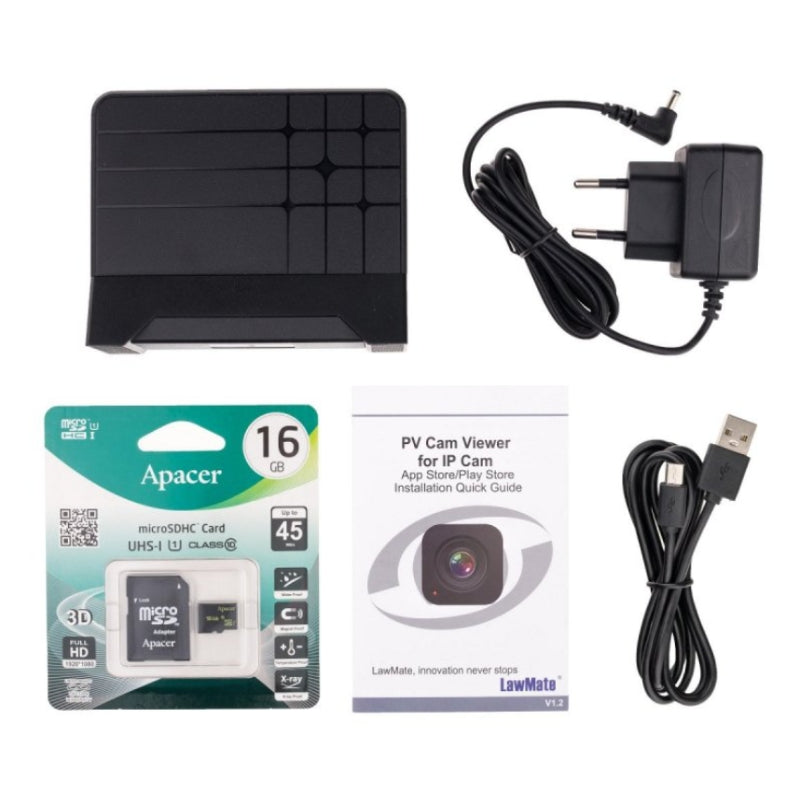 USB charger spy camera package contents